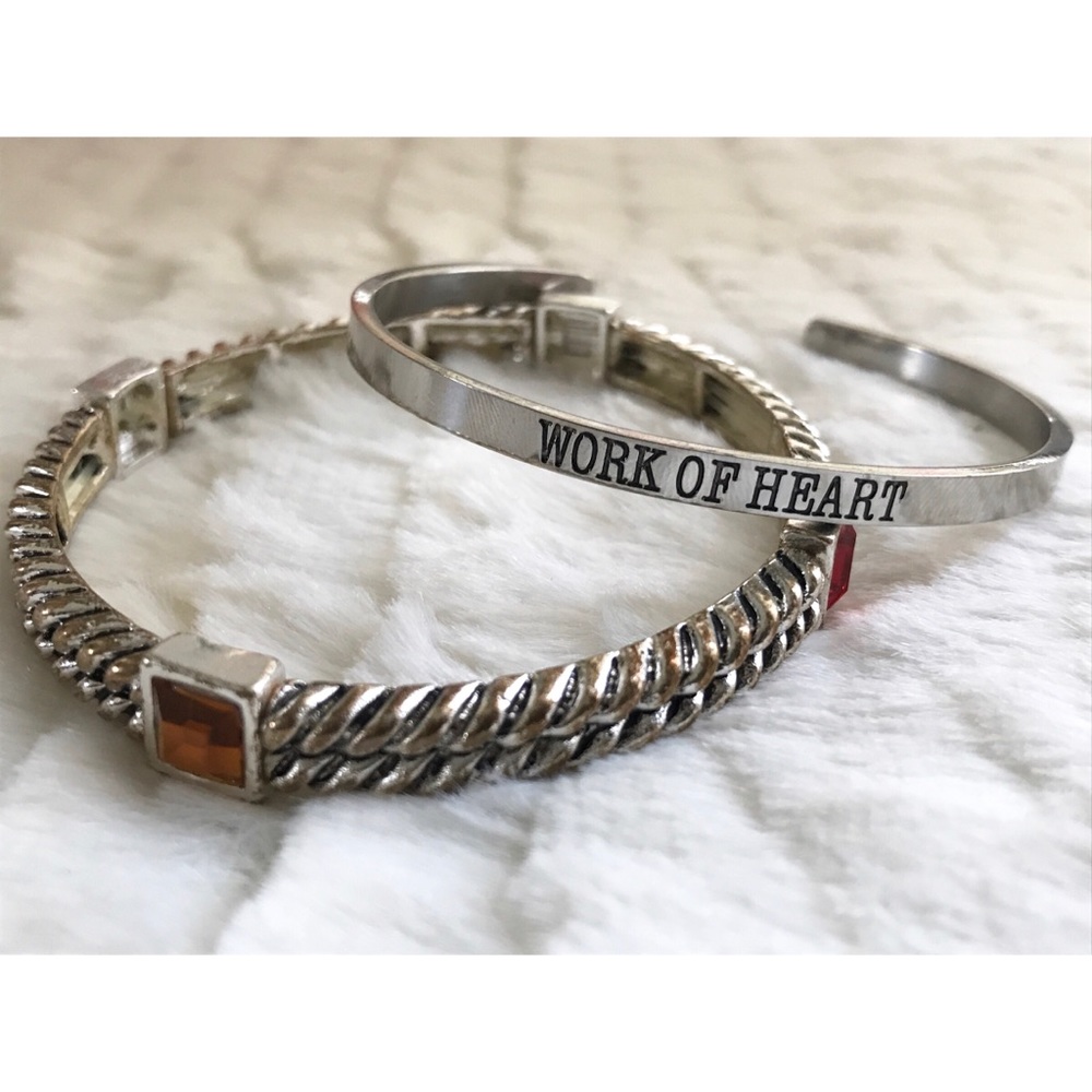 “Work of Heart” Bracelet Set